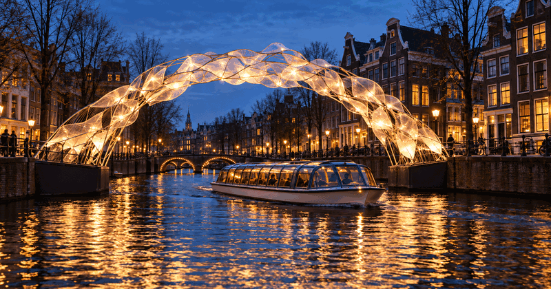 Amsterdam Light Festival – Amsterdam canals, Centrum