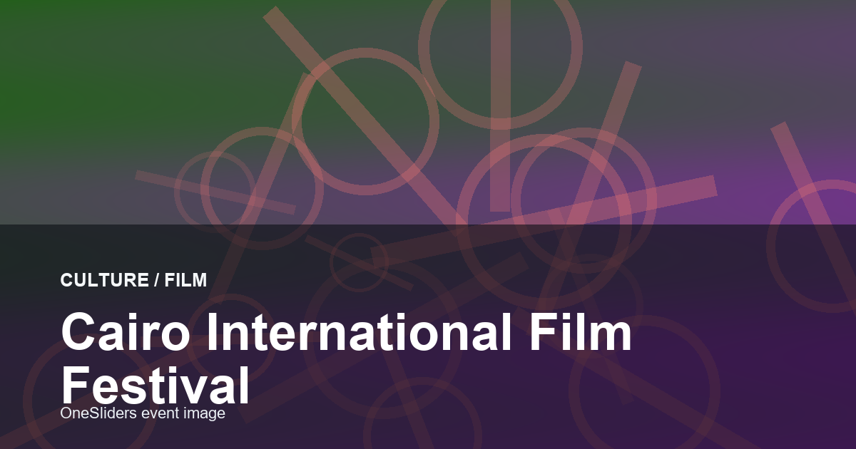 Cairo International Film Festival hero image