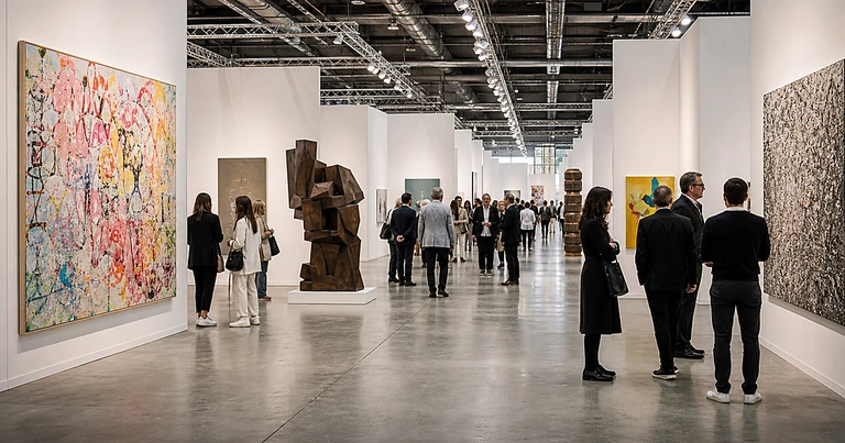 Art fair gallery wall