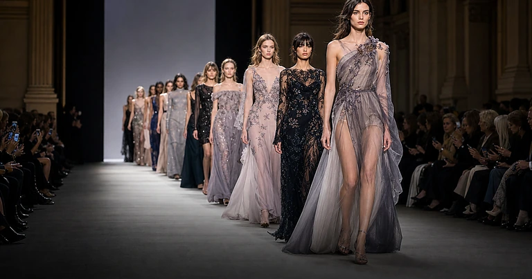 Fashion week runway