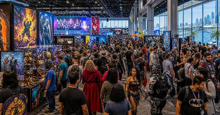 Pop culture convention floor