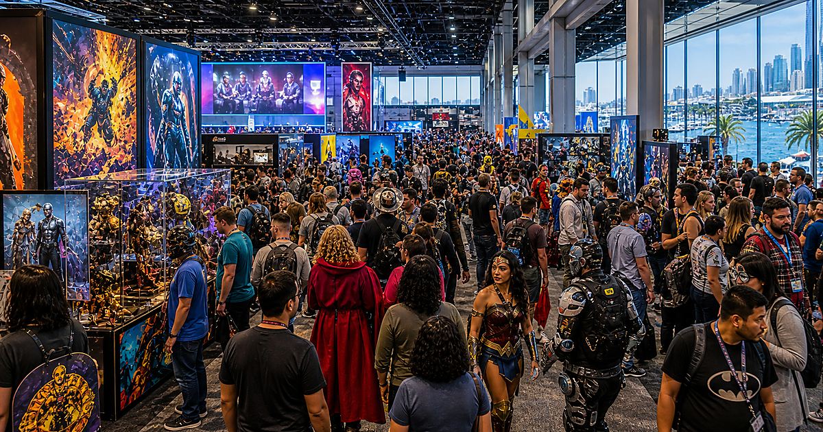 Pop culture convention floor