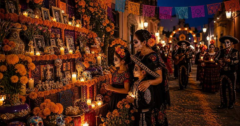 Traditional festival lanterns