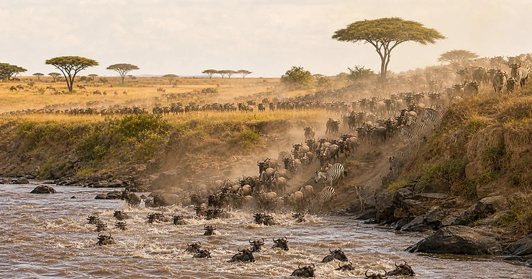 Wildlife season landscape
