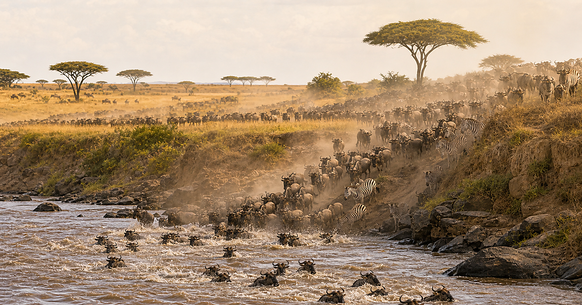 Wildlife season landscape