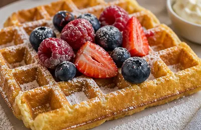 Belgian waffle