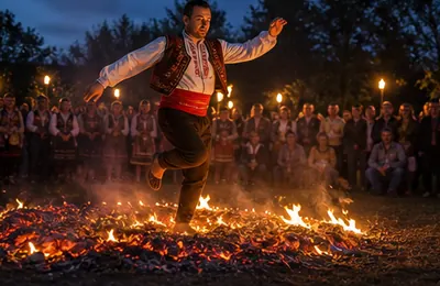 Nestinarstvo fire dancing