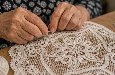 Lace-making