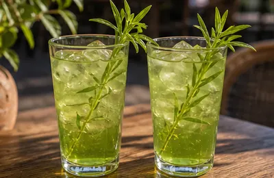 Tarragon soda