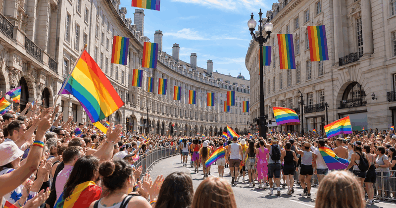 Pride in London – Central London, via Trafalgar Square