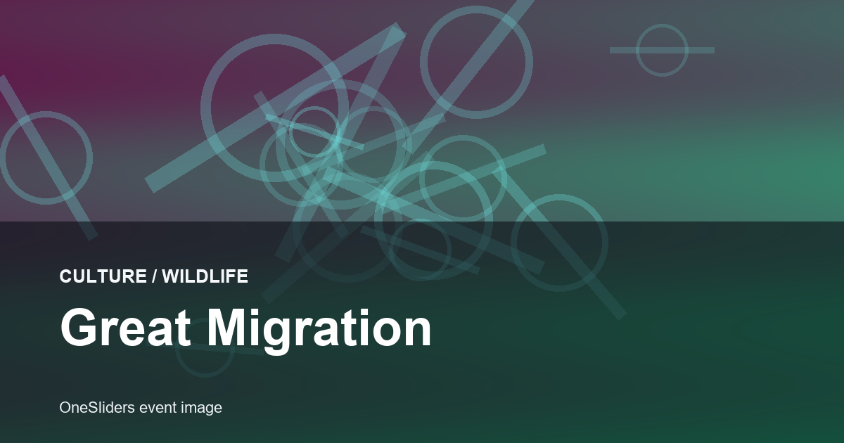 Great Migration hero image
