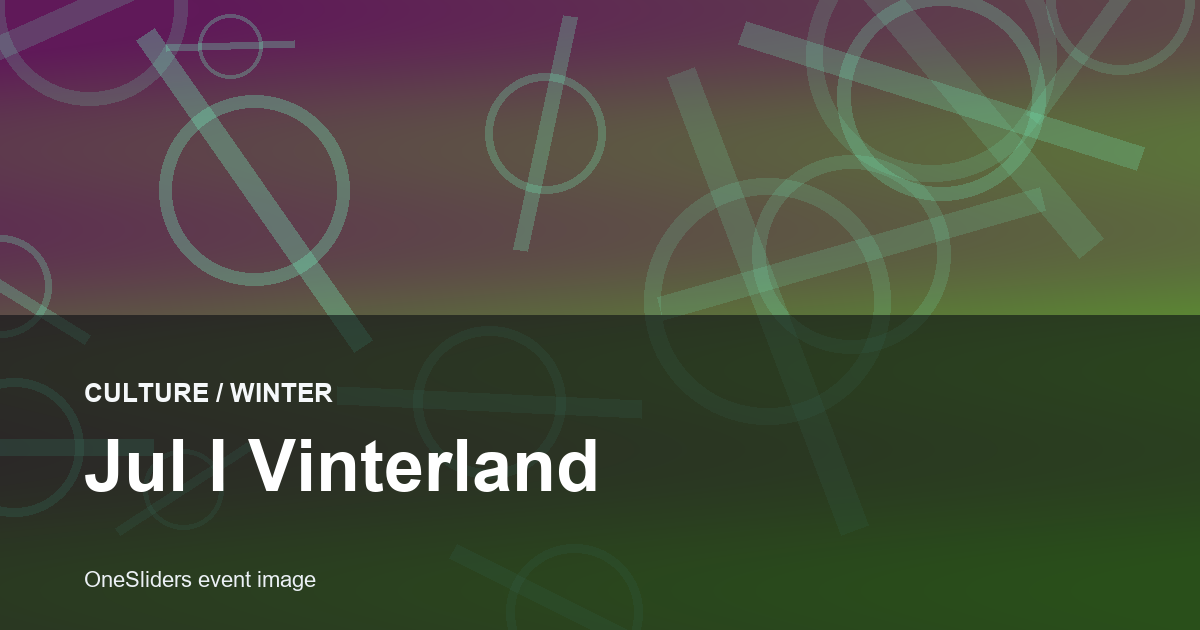 Jul I Vinterland hero image