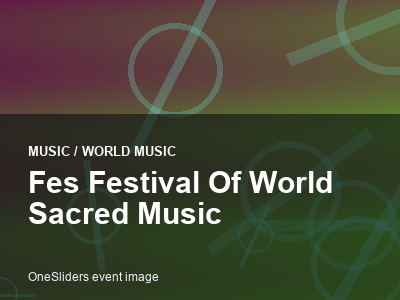 Fes Festival of World Sacred Music thumbnail