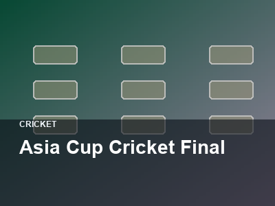 Asia Cup Cricket Final thumbnail