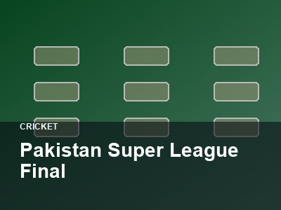 Pakistan Super League Final thumbnail