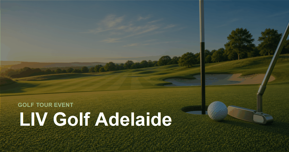 Liv Golf Adelaide hero image