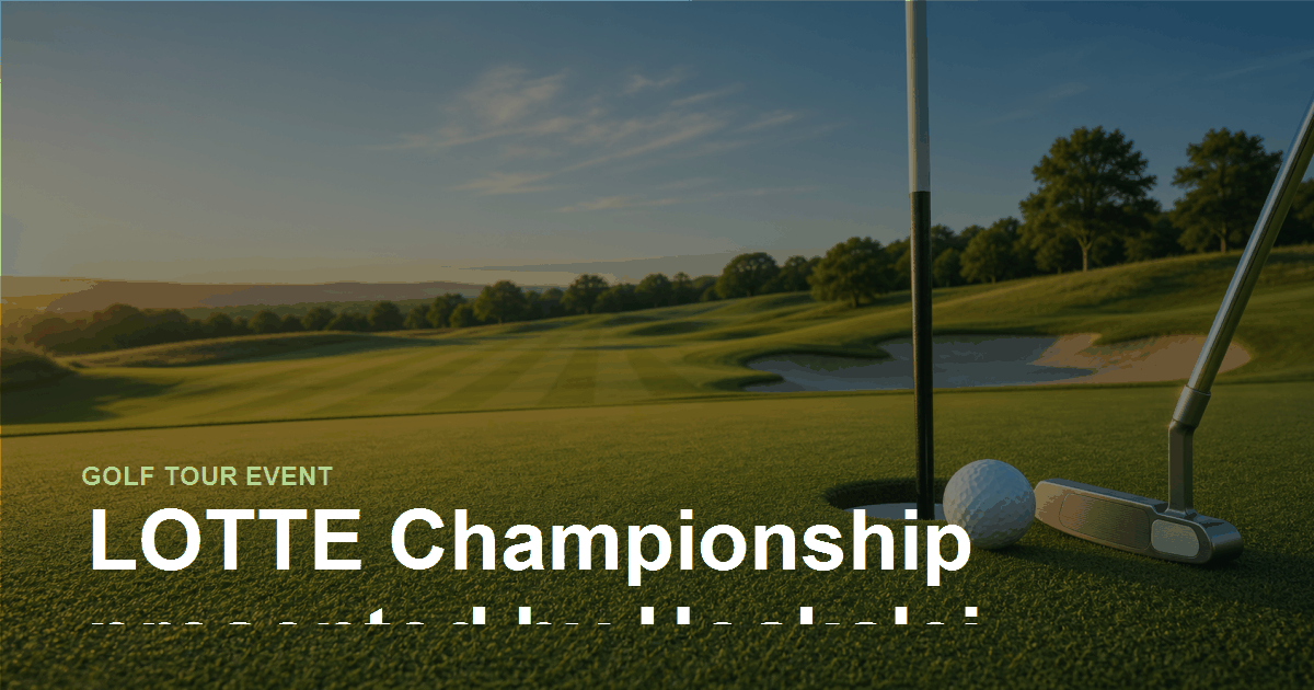 Lotte Championship hero image