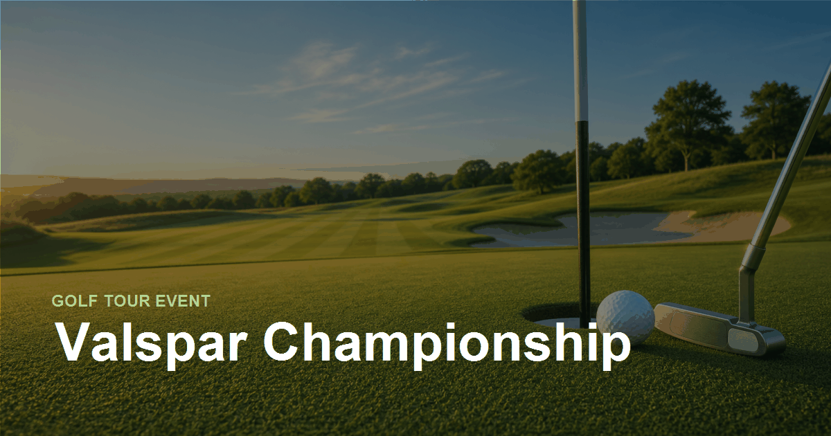 Valspar Championship hero image
