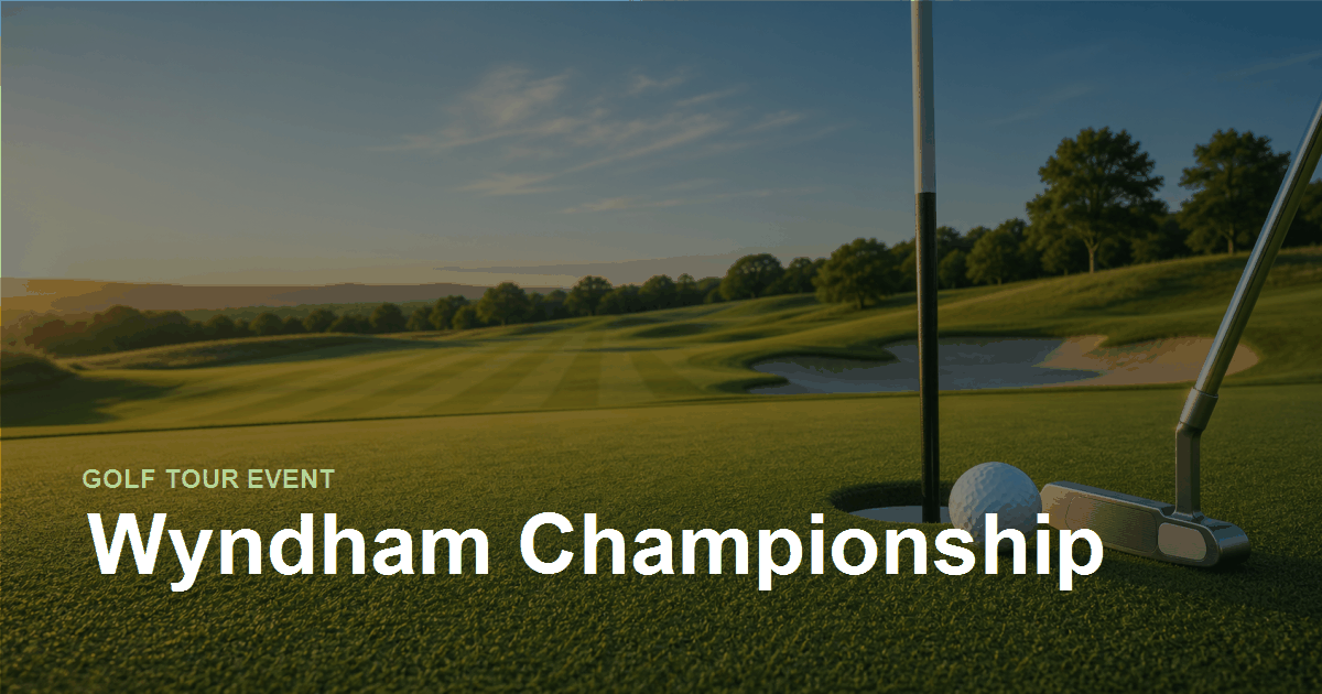 Wyndham Championship hero image