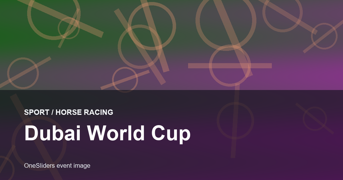 Dubai World Cup hero image