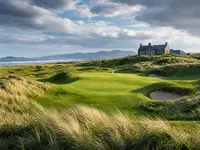 Scottish links golf landscape