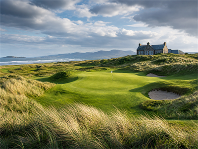 Scottish links golf landscape