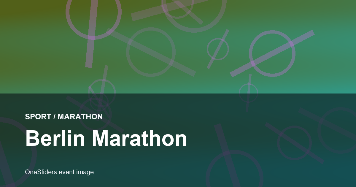 Berlin Marathon hero image