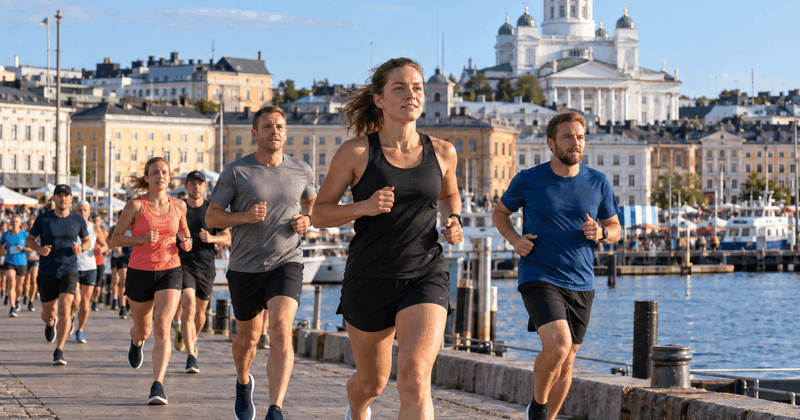 Helsinki City Marathon – Helsinki Olympic Stadium