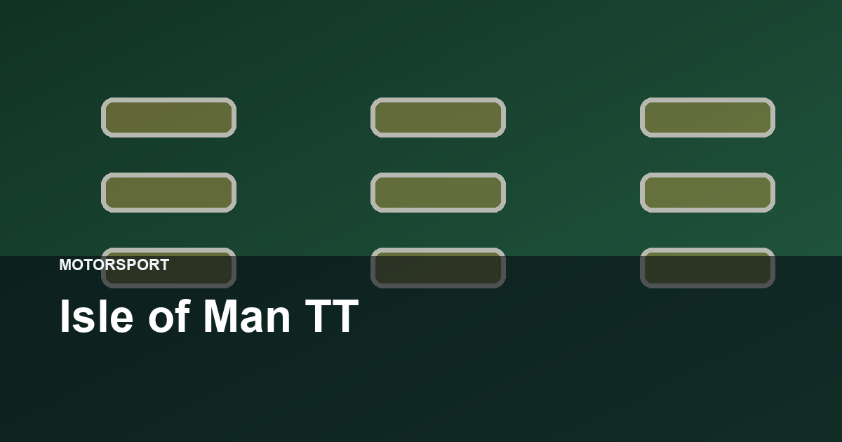 Isle of Man TT hero image
