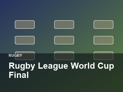 Rugby League World Cup Final thumbnail
