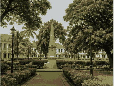 Jardin Place Jean Bayol, Porto-Novo