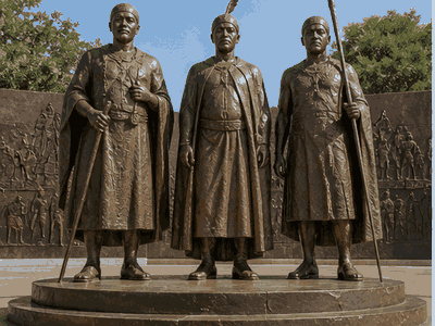 Three Dikgosi Monument, Gaborone