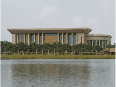 Presidential Palace Lake, Yamoussoukro