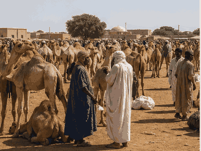 Camel Market, Nouakchott