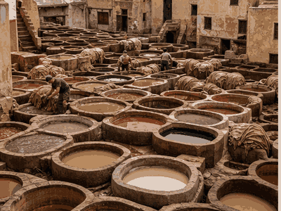 Chouara Tannery, Fes