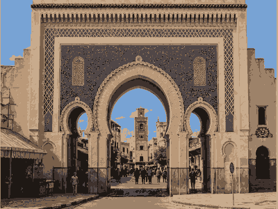 Bab Bou Jeloud, Fes