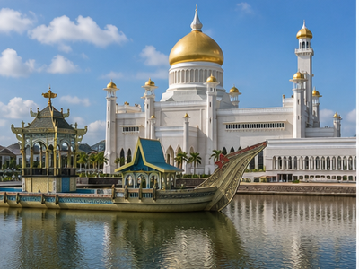 Sultan Omar Ali Saifuddien Mosque, Bandar Seri Begawan