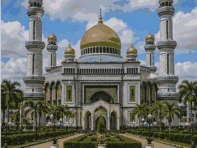 Jame' Asr Hassanil Bolkiah Mosque, Bandar Seri Begawan