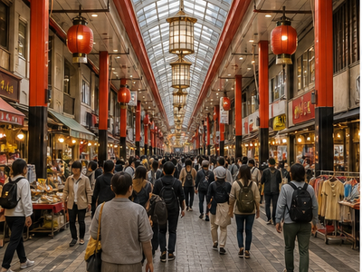 Osu Shopping District, Nagoya
