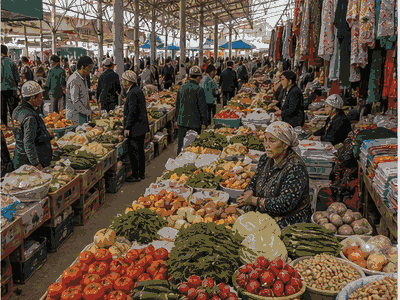 Osh Bazaar, Bishkek