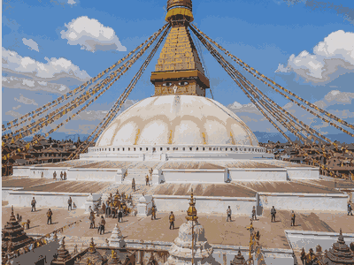 Boudhanath, Kathmandu