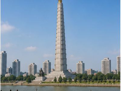 Juche Tower, Pyongyang