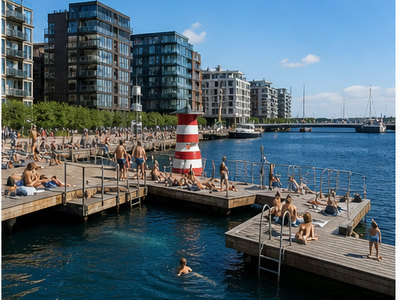 Copenhagen harbour baths, Copenhagen