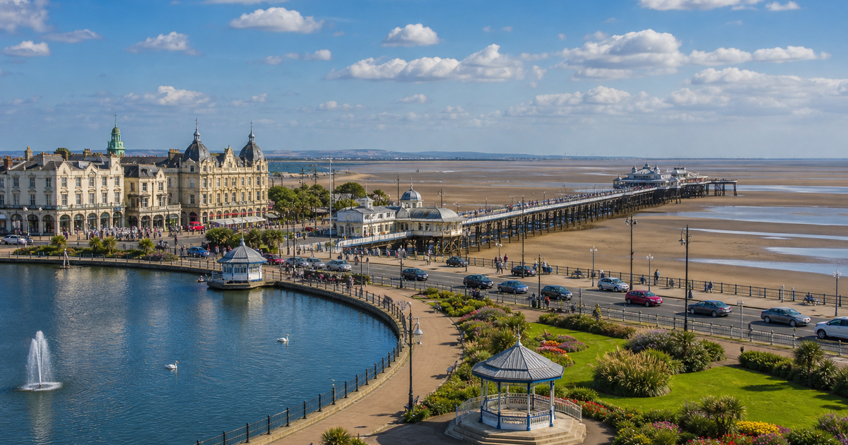 Southport city waterfront and skyline