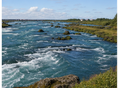 Olfusa river, Selfoss