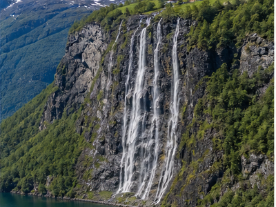 Seven Sisters waterfall, Geiranger