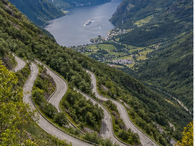 Eagle Road, Geiranger