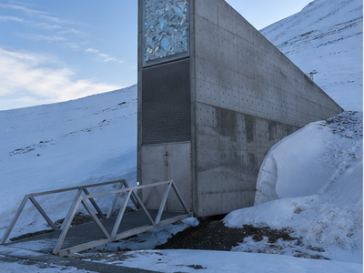 Global Seed Vault exterior, Longyearbyen