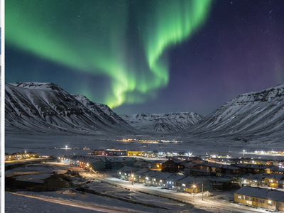 Northern lights season, Longyearbyen