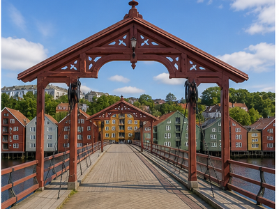 Old Town Bridge, Trondheim